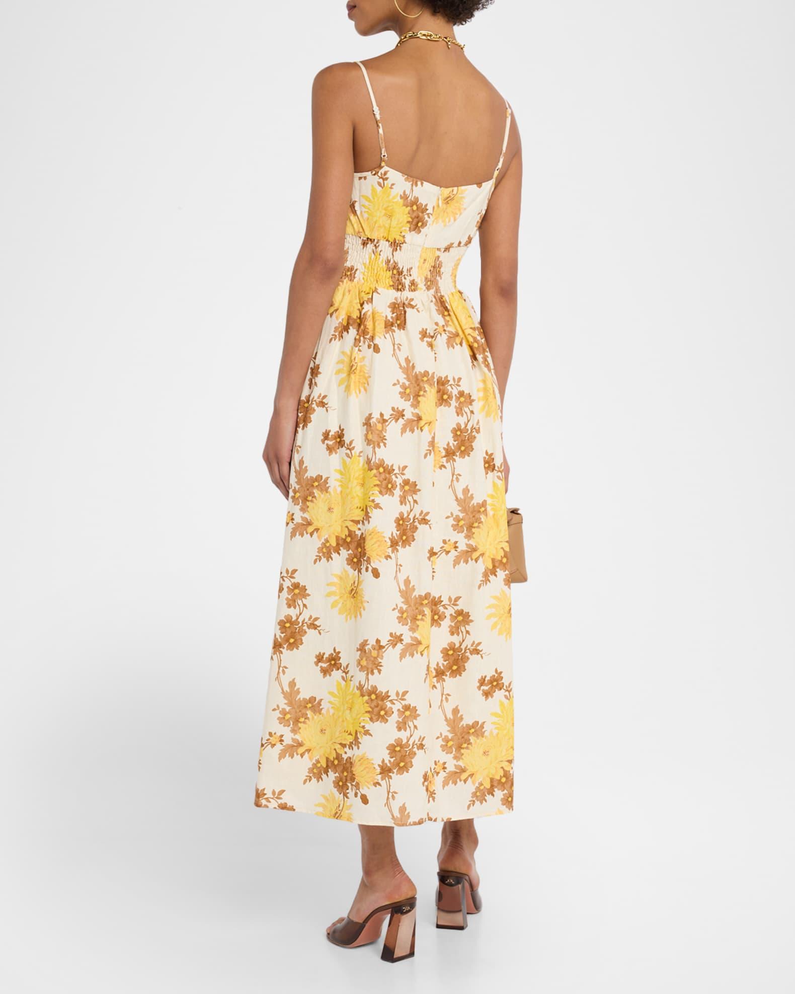 Lora Floral Midi Dress Product Image