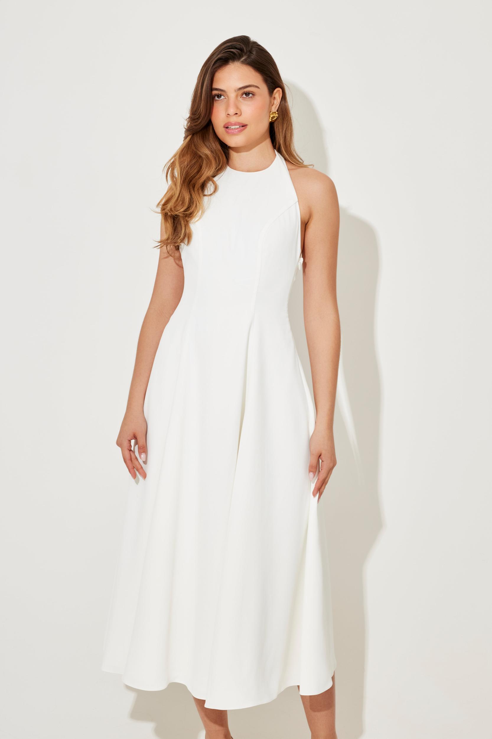 Low Back Midi Dress Product Image