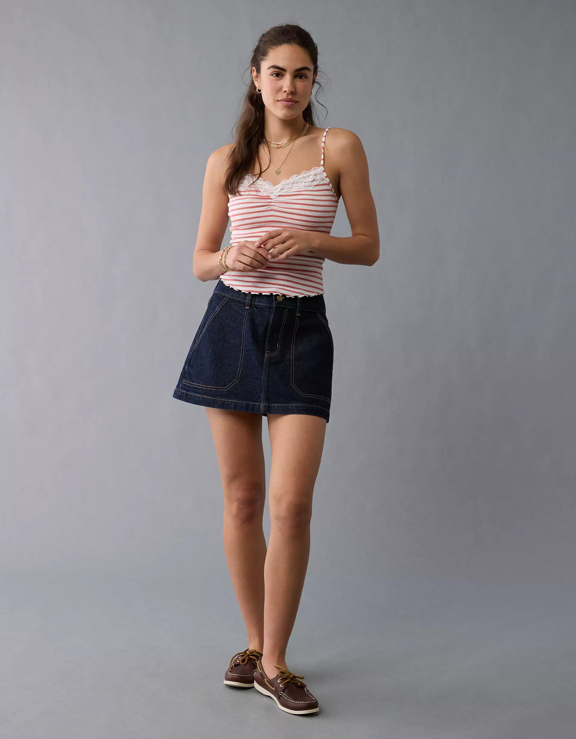 AE Cinch Front Lace Cami Product Image