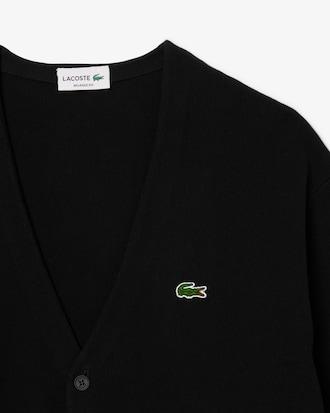 Men's Relaxed Fit Stripe Detail Cotton Cardigan Product Image