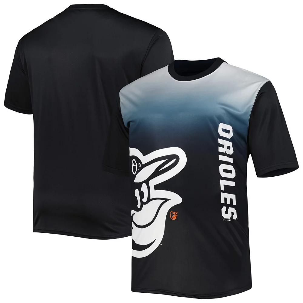 Men's Black Baltimore Orioles Sublimation T-Shirt, Size: XLT Product Image