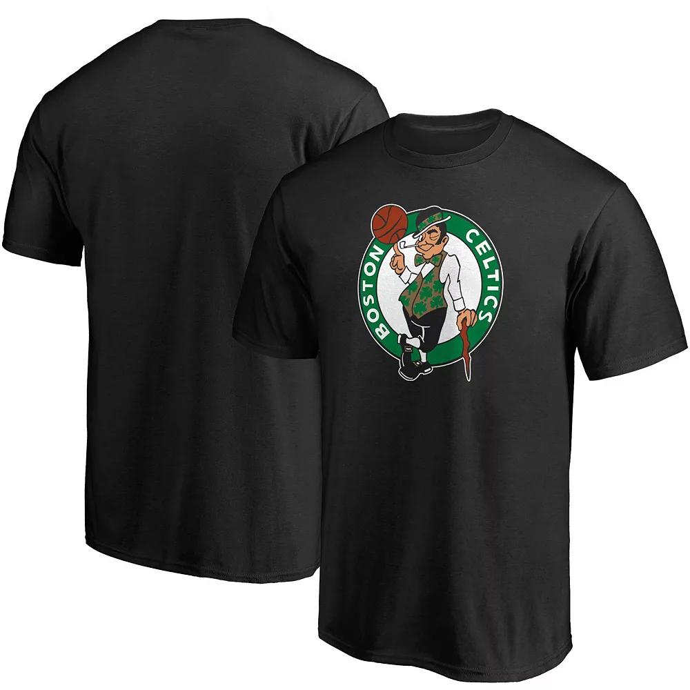 Men's Fanatics Branded Black Boston Celtics Primary Team Logo T-Shirt,  Product Image