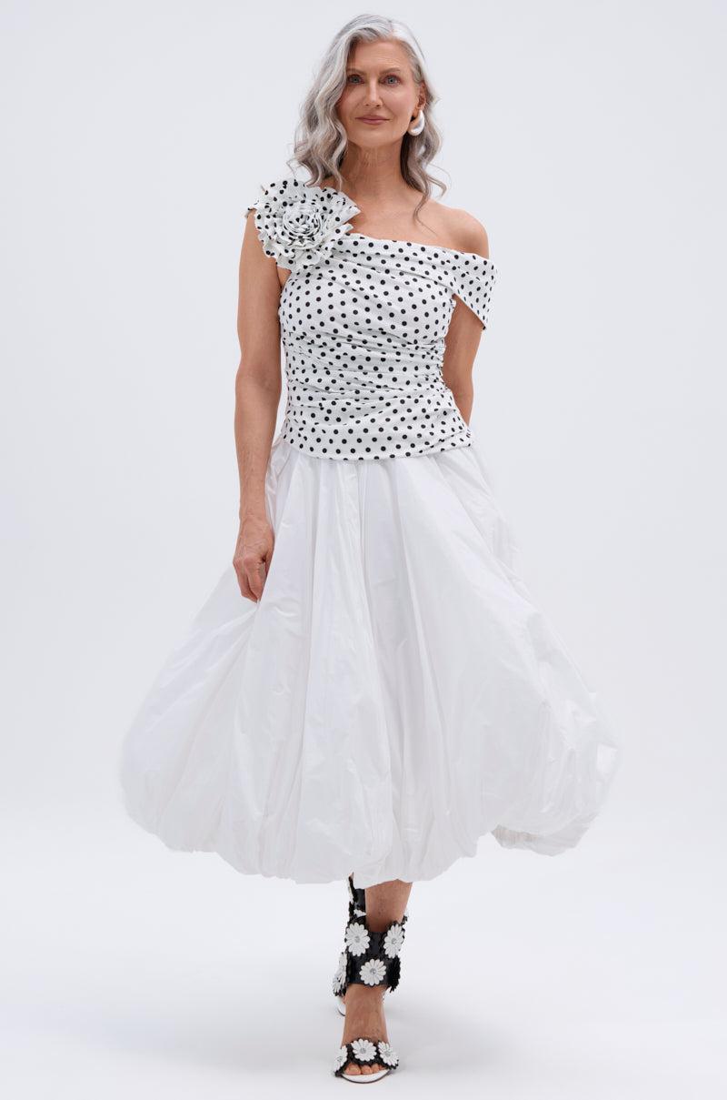 THE BEST MAXI BUBBLE SKIRT Product Image