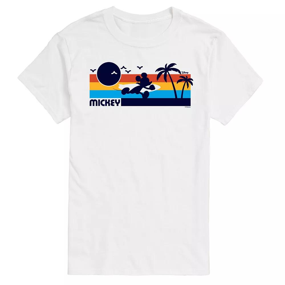 Disney's Mickey Mouse Men's Sunset Pattern Graphic Tee,  Product Image