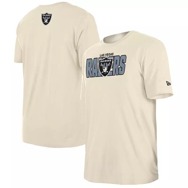 Men's New Era  Cream Las Vegas Raiders 2023 NFL Draft T-Shirt, Size: Large, Lvr Beige Product Image