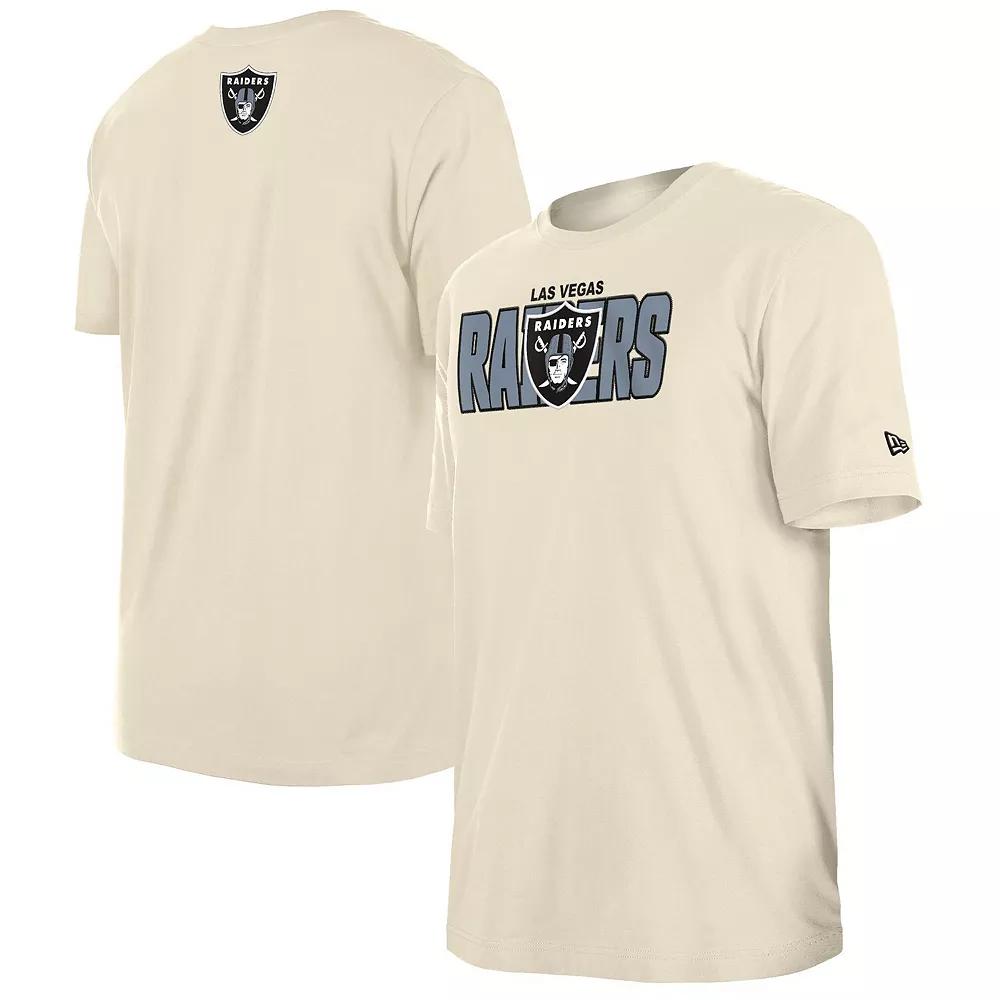 Men's New Era  Cream Las Vegas Raiders 2023 NFL Draft T-Shirt, Size: Large, Lvr Beige Product Image