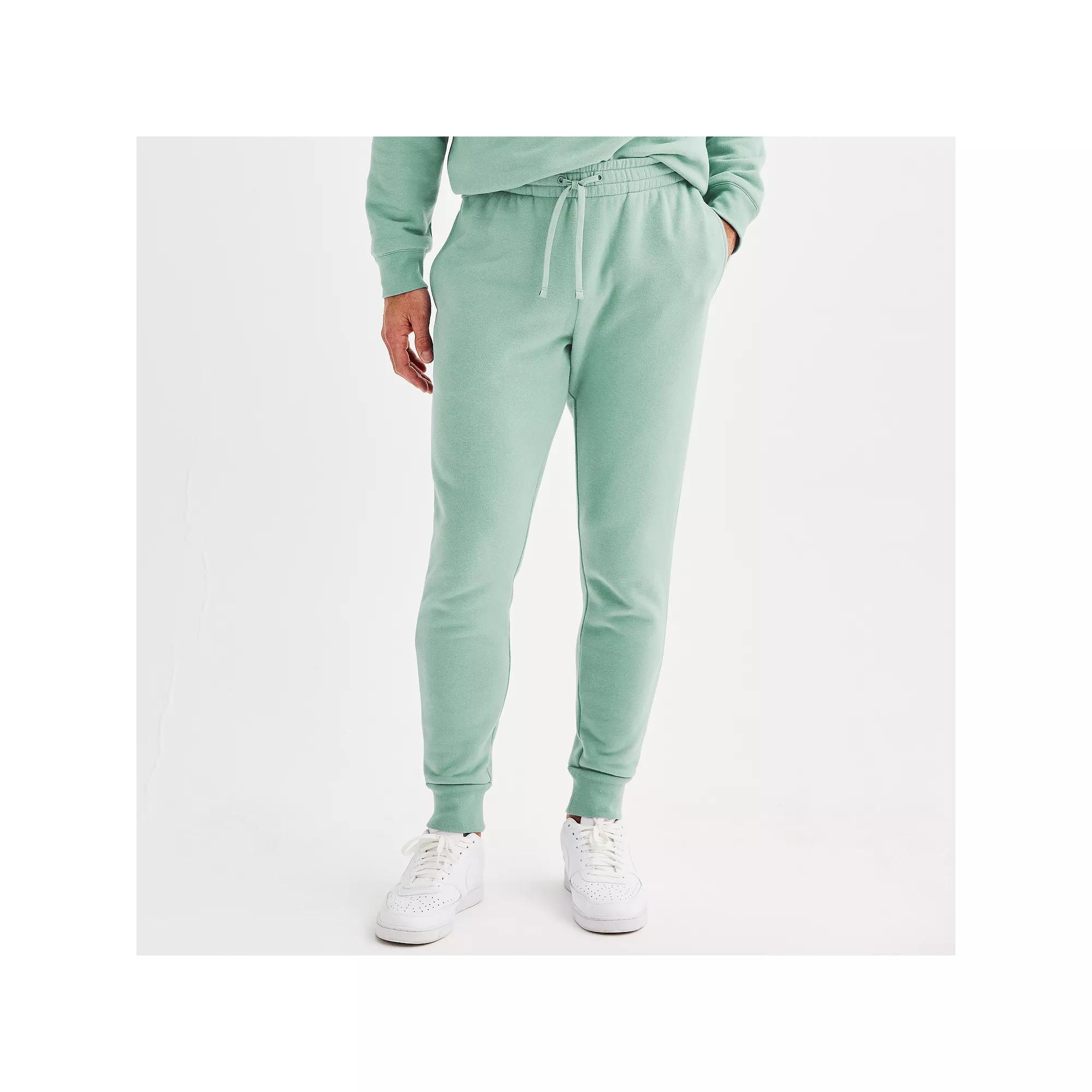 Men's Tek Gear® Ultra Soft Fleece Midweight Joggers, Size: XXL, Serene Green Product Image