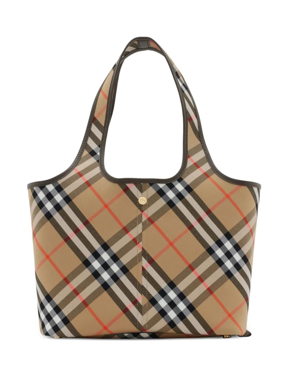 small check tote bag  Product Image