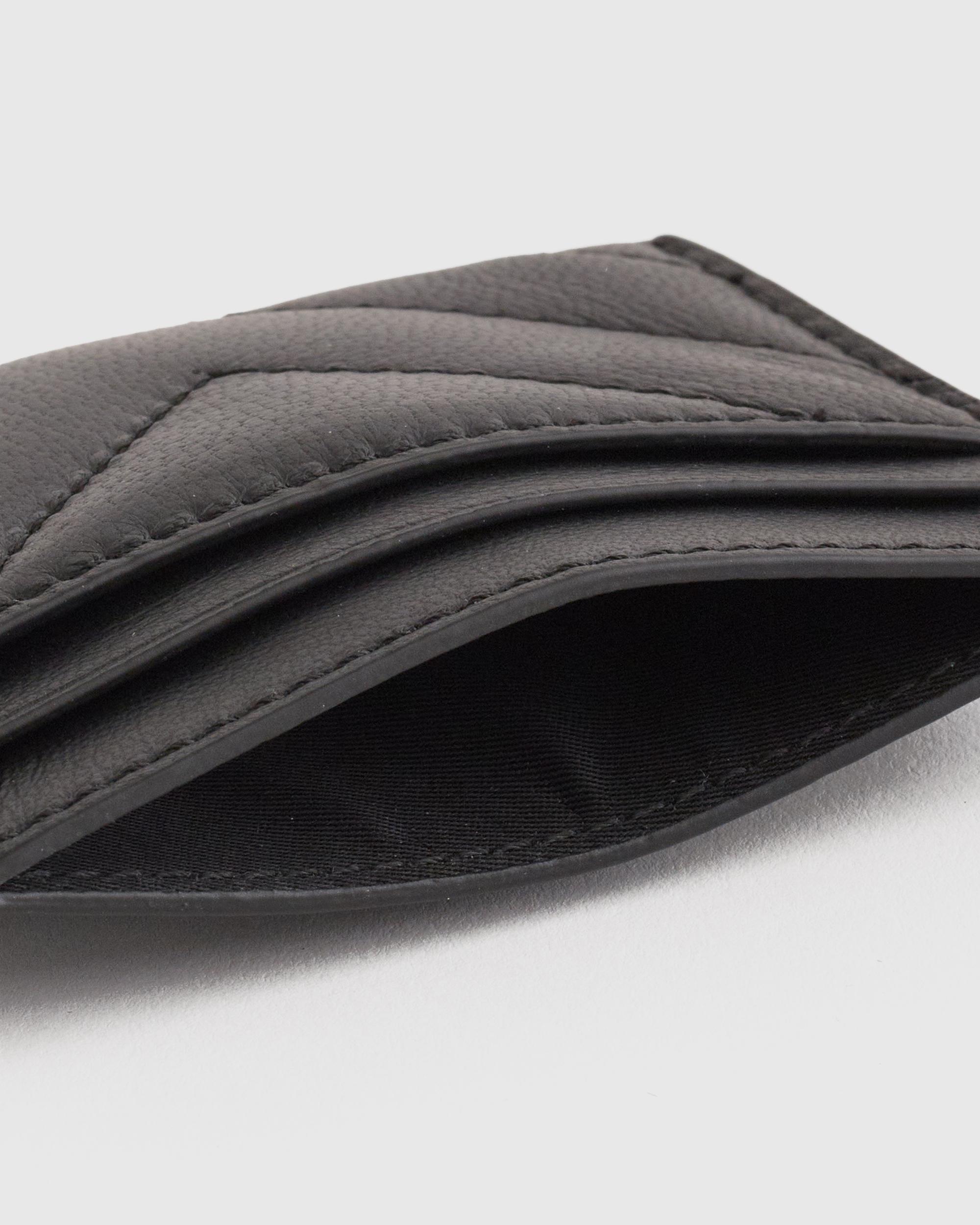 Quince | Women's Italian Leather Quilted Small Card Case Product Image