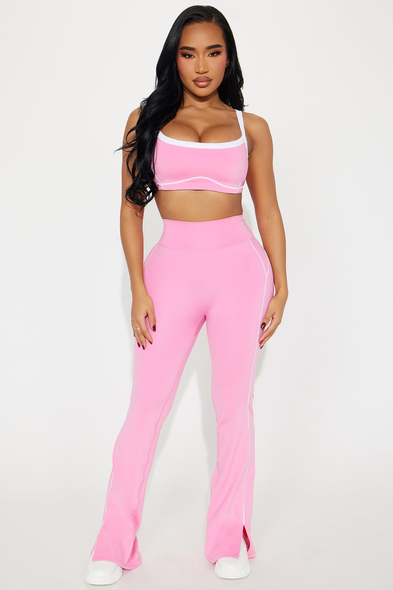 You Got Served Sports Bra - Bubblegum Pink Product Image