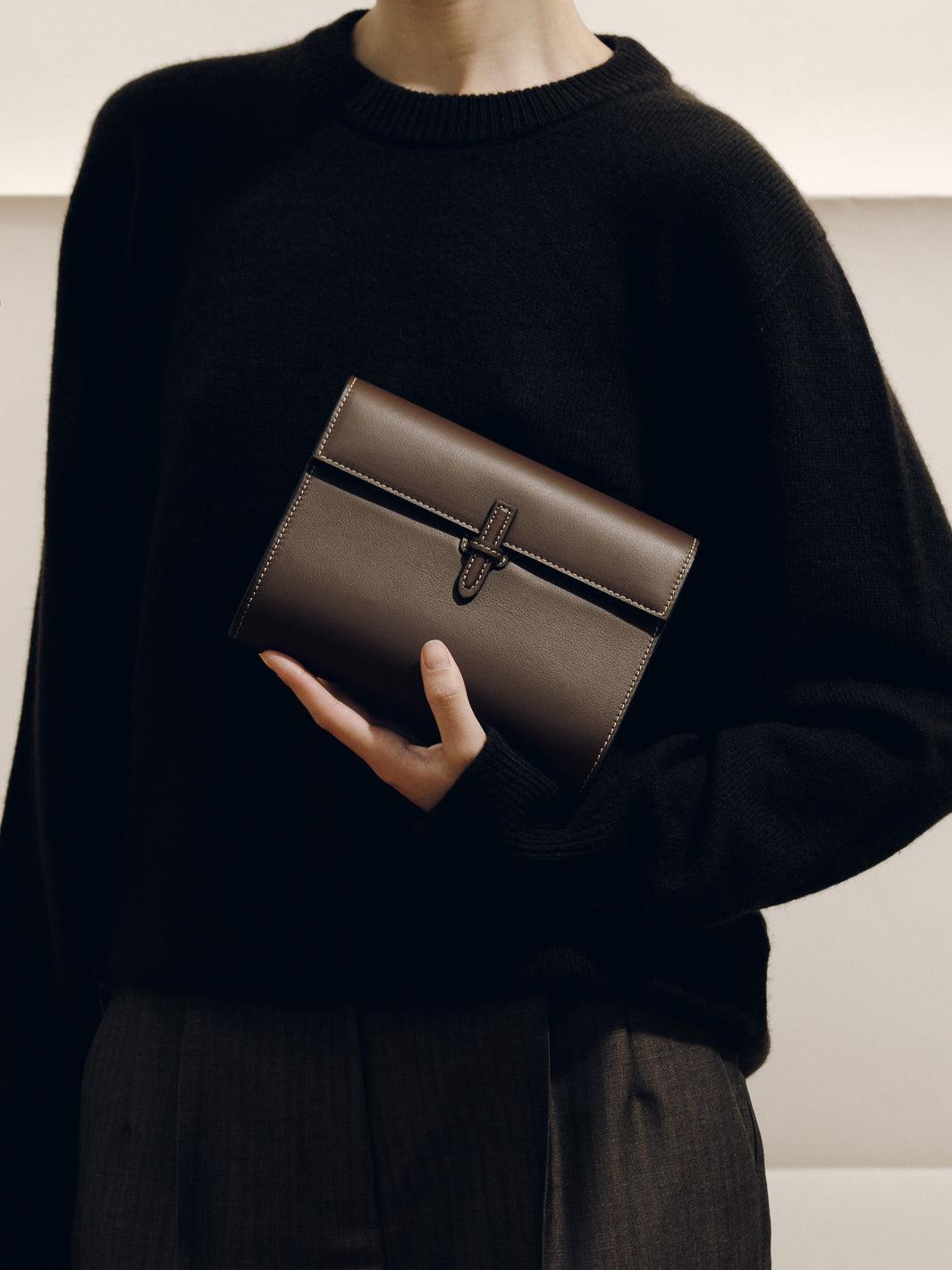 The Small Soft Clutch in Nappa Product Image