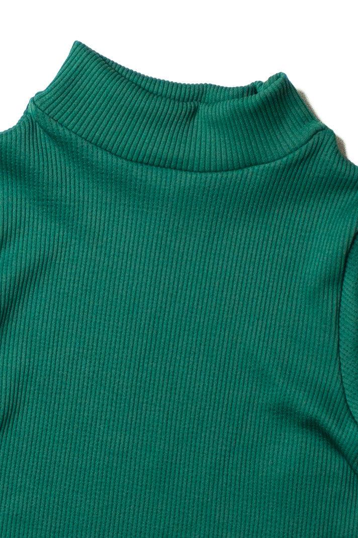 Seamless Short Sleeve Mock Neck Top Product Image