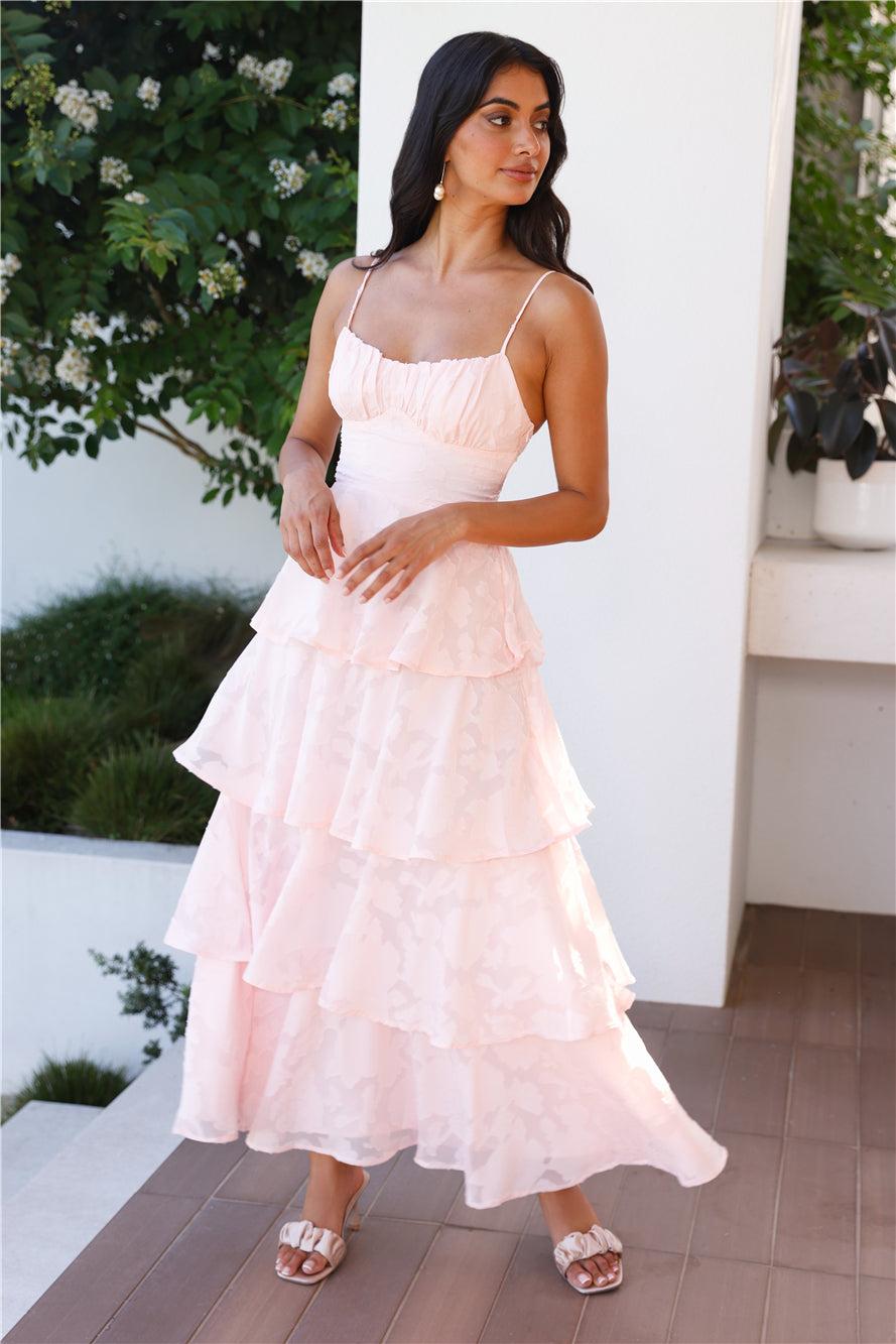 Thriving Now Maxi Dress Blush Product Image