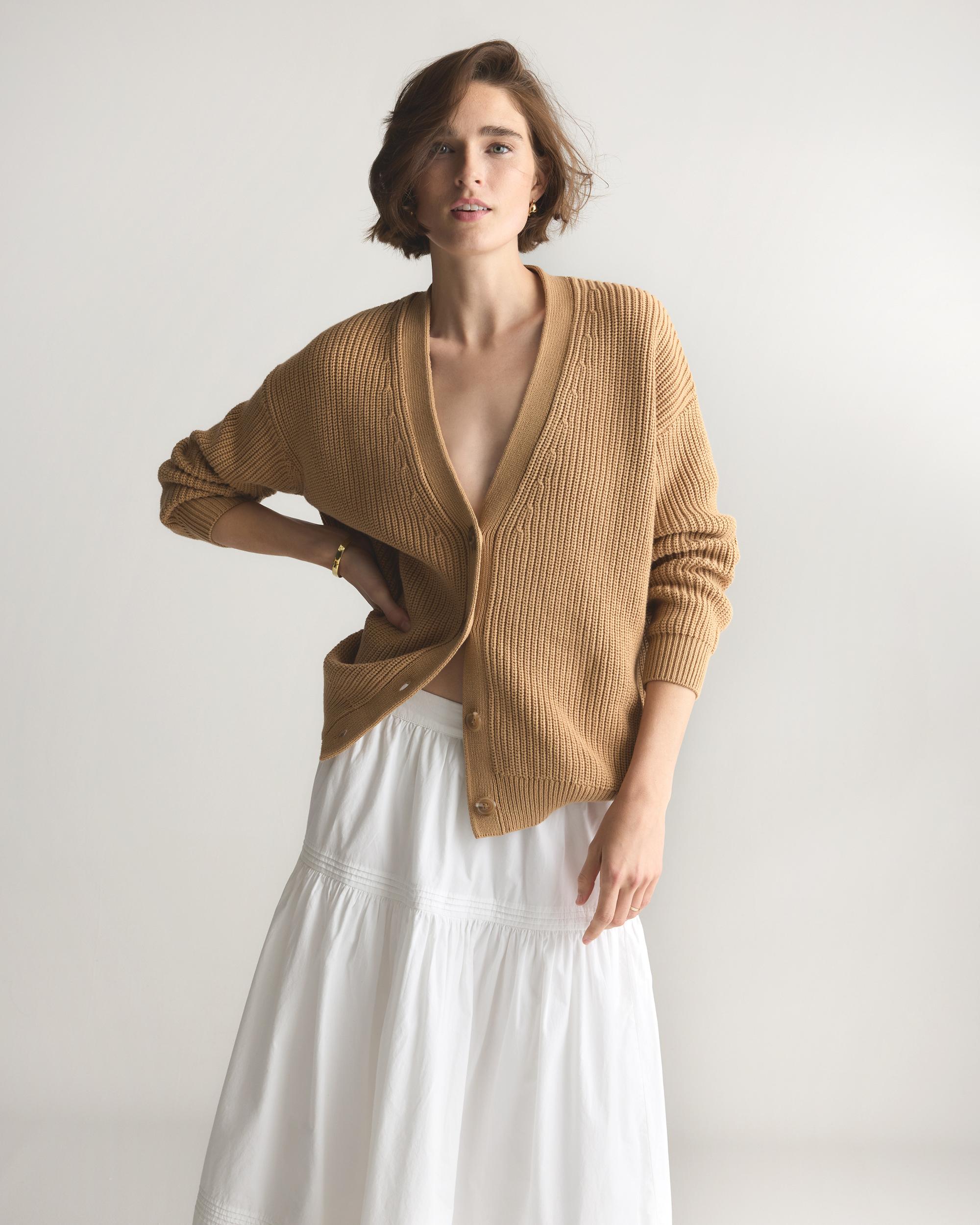 Quince | Women's Poplin Pintuck Maxi Skirt Size XL, Organic Cotton Product Image