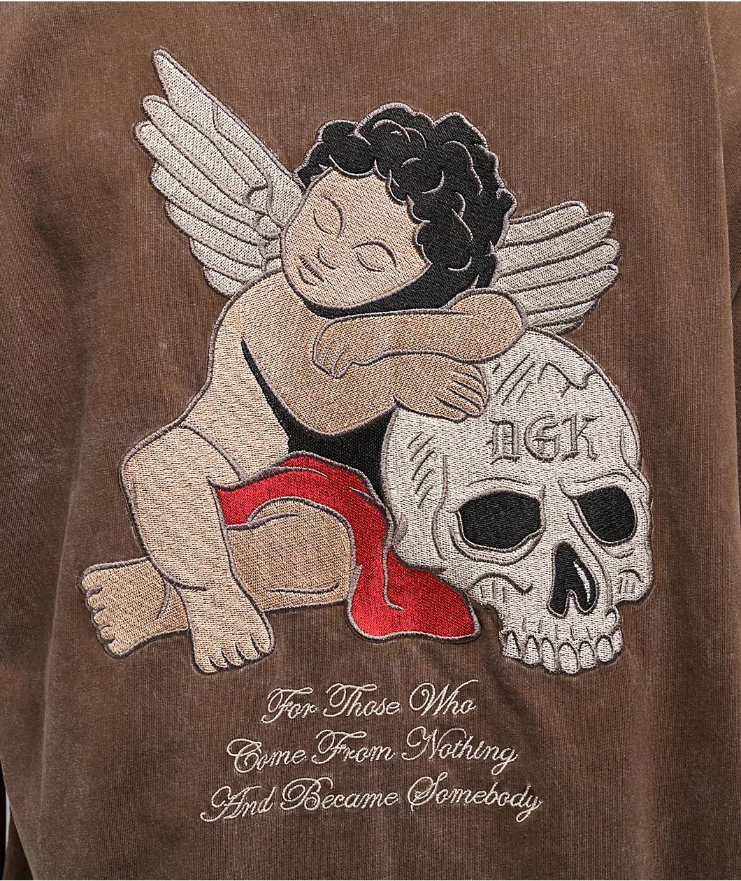 DGK Represent Heavyweight Brown Wash T-Shirt Product Image