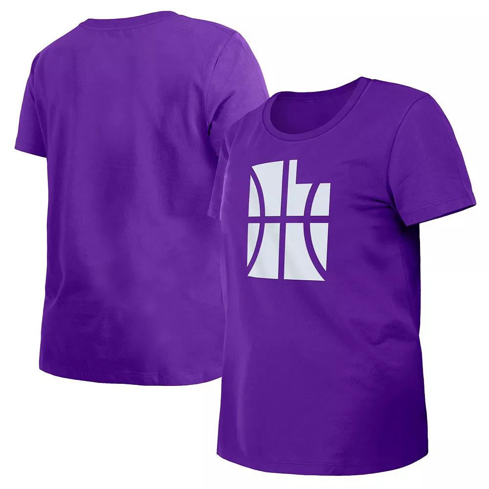 Women's New Era Purple Utah Jazz 2023/24 City Edition T-Shirt, Size: Medium, Jaz Purple Product Image