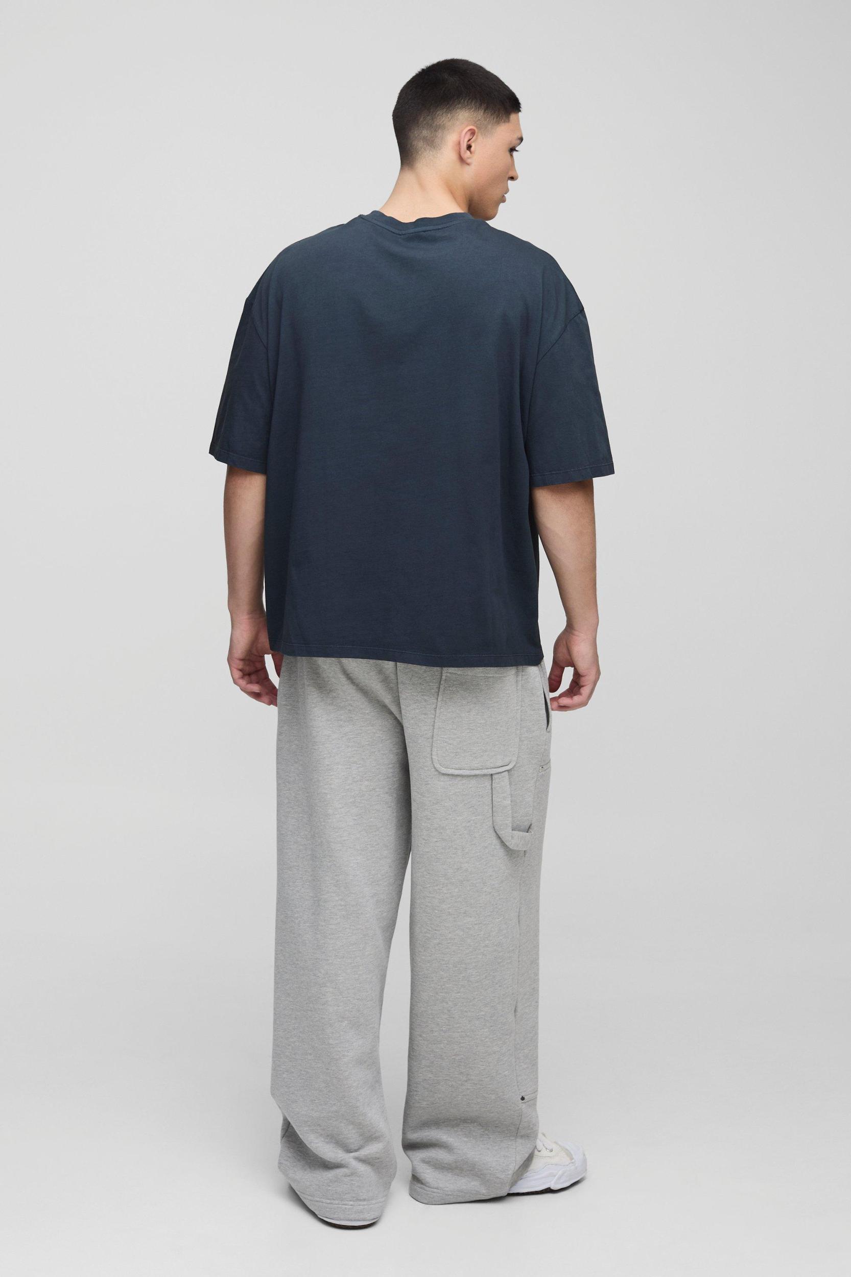 Oversized Spray Wash T-Shirt | boohooMAN USA Product Image