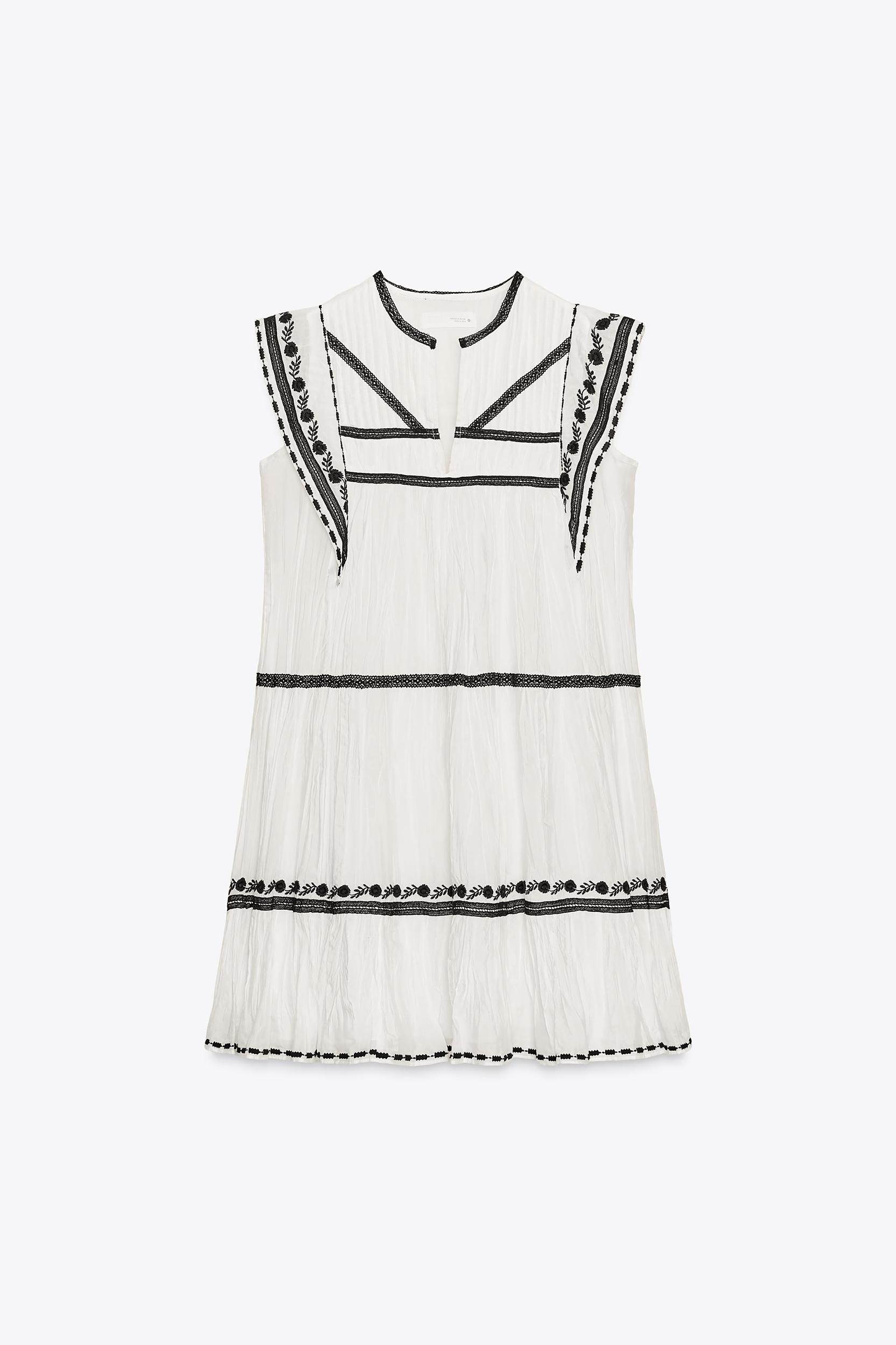 ZW COLLECTION EMBROIDERED SHORT DRESS Product Image