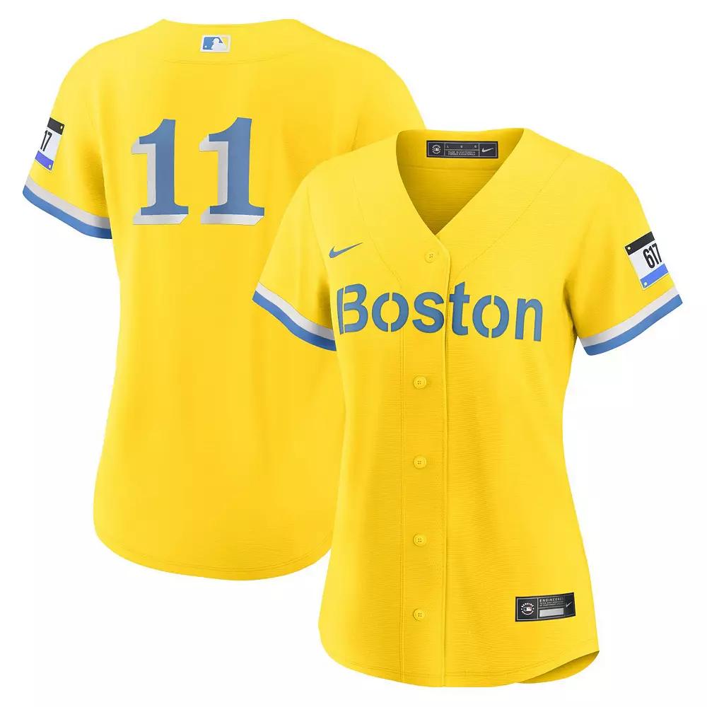 Womens Nike Rafael Devers Boston Red Sox City Connect Replica Player Jersey Product Image
