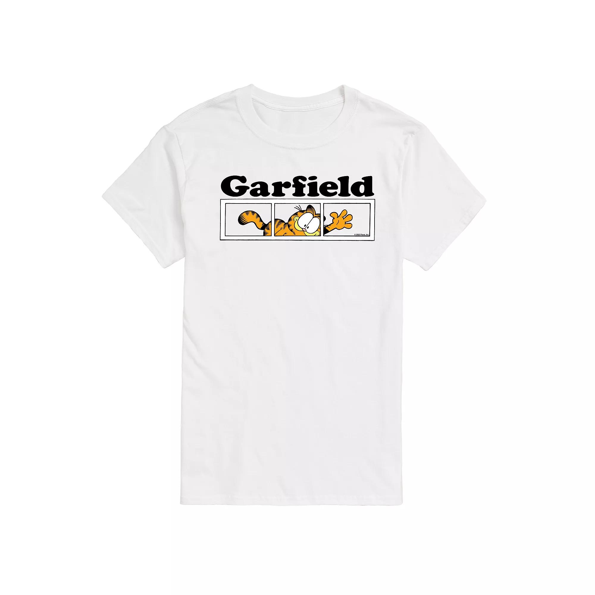 Men's Garfield Panel Logo Graphic Tee,  Product Image