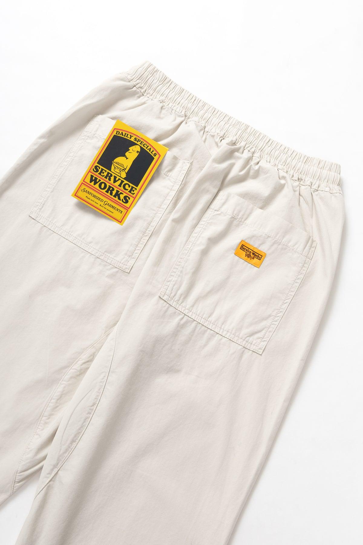 Service Works - Poplin Chef Pants - White Oak Product Image
