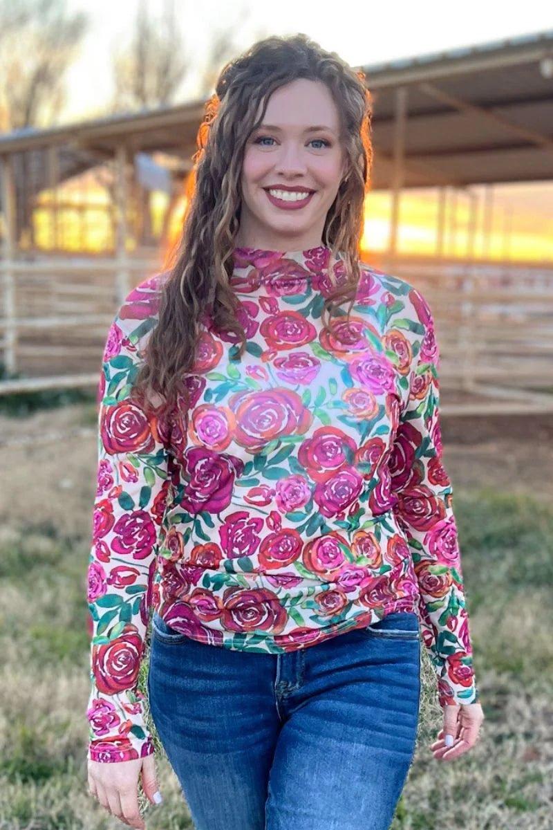 Sterling Kreek Thrive and Flourish Mesh Top Product Image