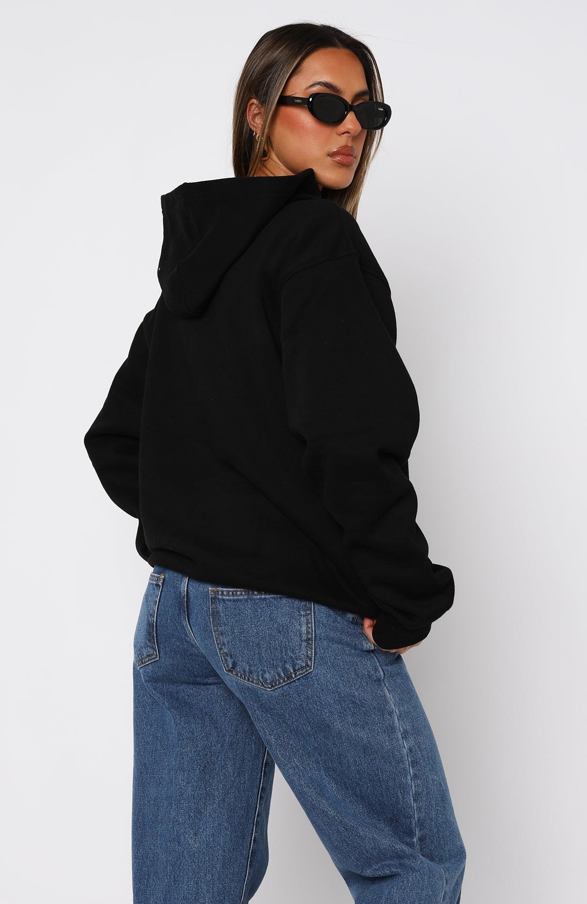 Give It Away Oversized Hoodie Black Product Image
