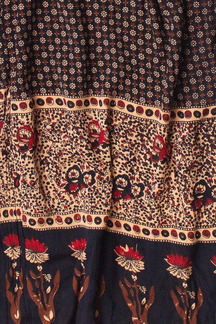 Border Print Wide Leg Pants Product Image