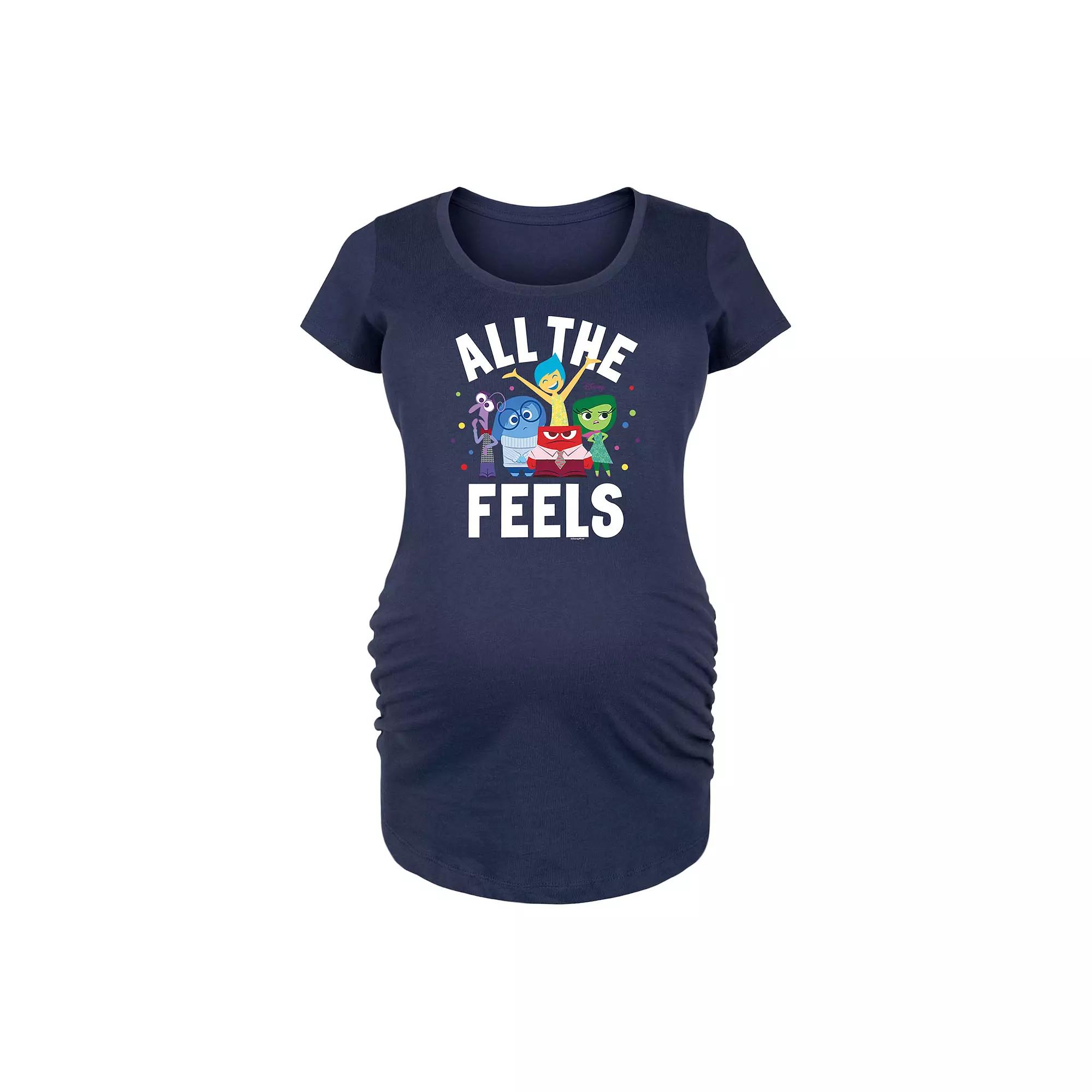 Disney / Pixar's Inside Out Maternity All The Feels Graphic Tee, Women's,  Product Image