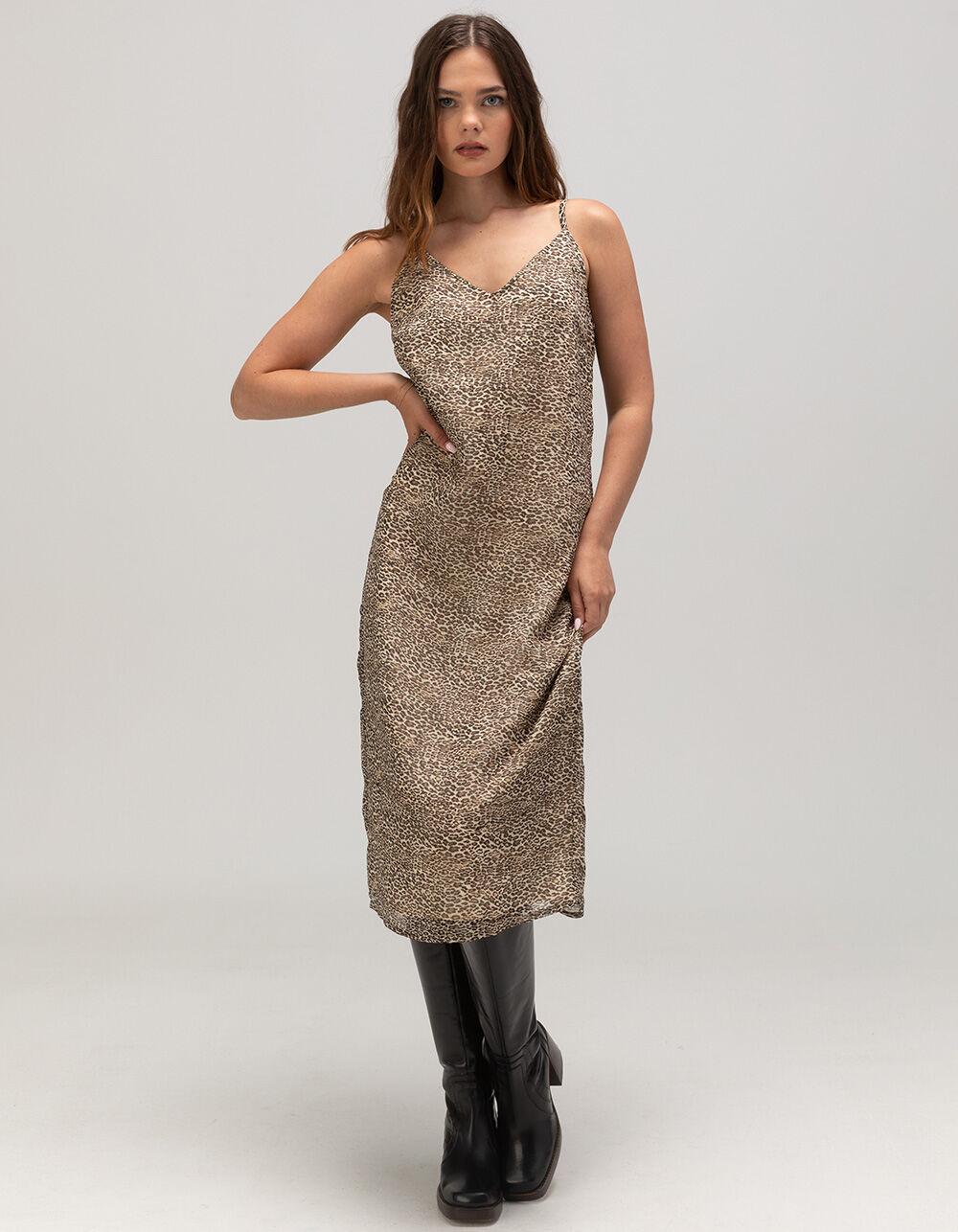 NOISY MAY Melina Singlet Leopard Womens Dress - LEOPARD Product Image