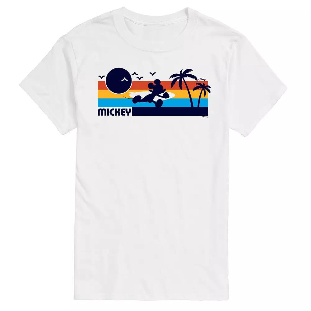 Disney's Mickey Mouse Big & Tall Sunset Graphic Tee, Men's,  Product Image