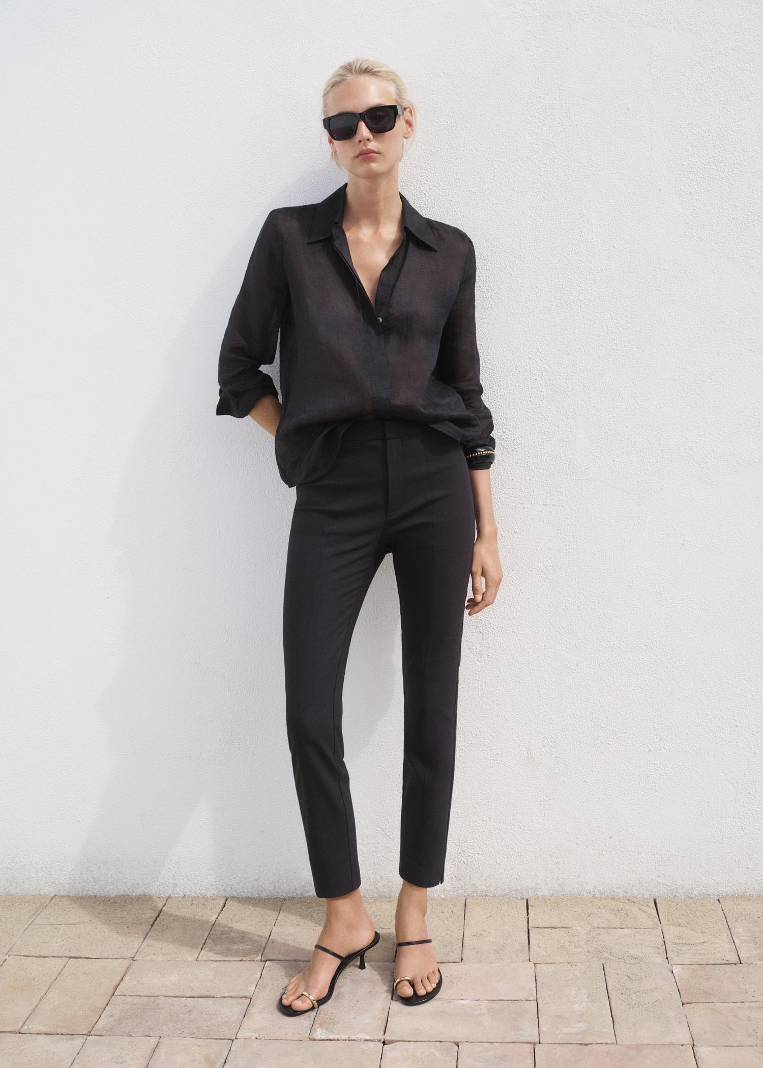 Crop skinny pants - Women | MANGO USA Product Image