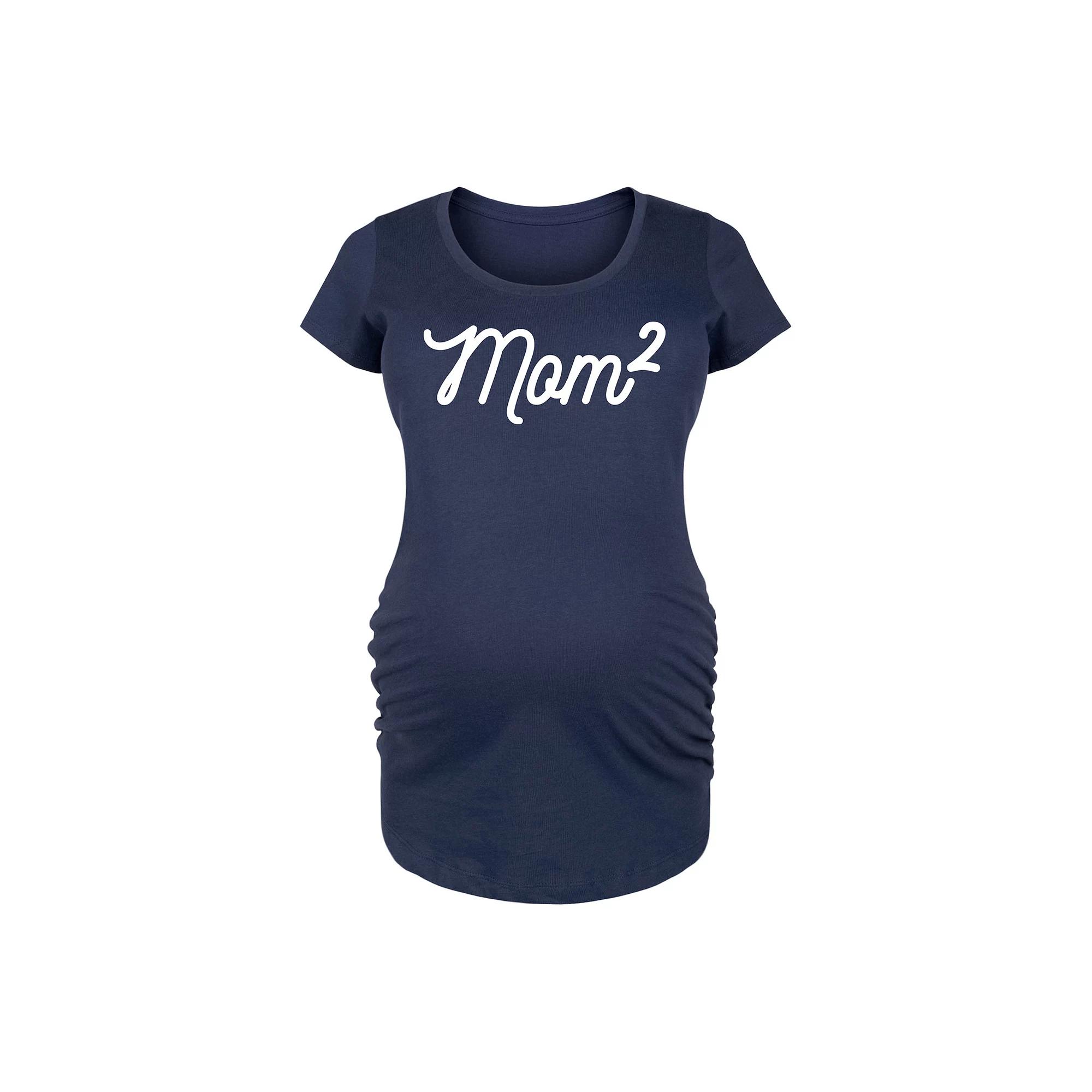 Maternity Mom to the 2nd Power Graphic Tee, Women's,  Product Image