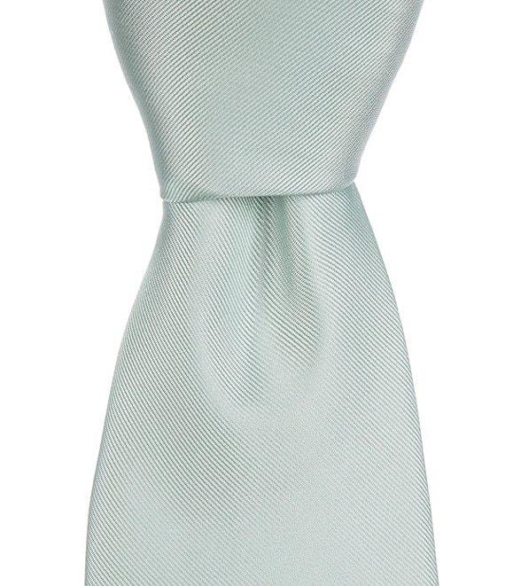 Tre Vero Solid 3#double; Narrow Silk Tie Product Image