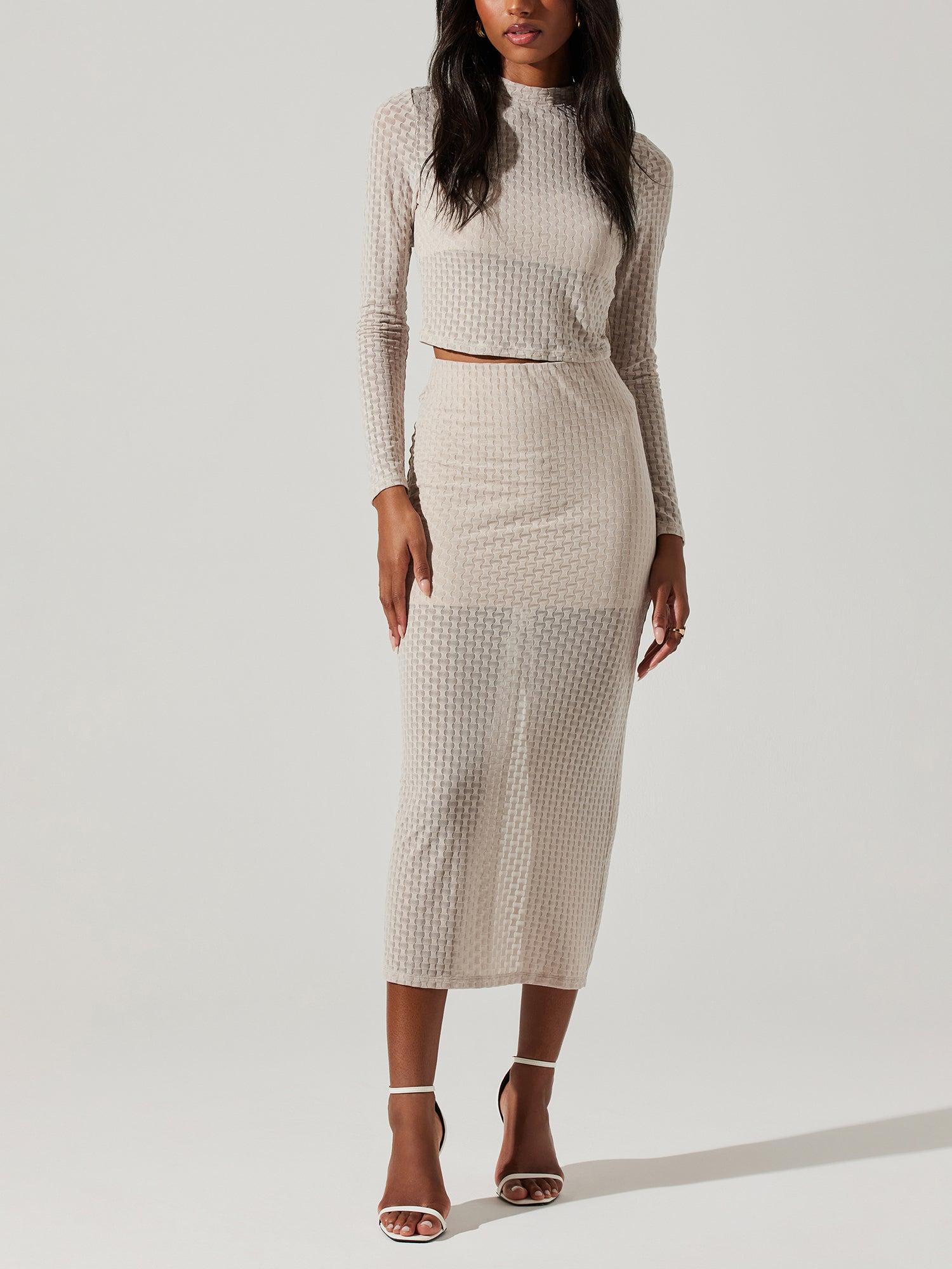 ASTR Midi Skirt Product Image