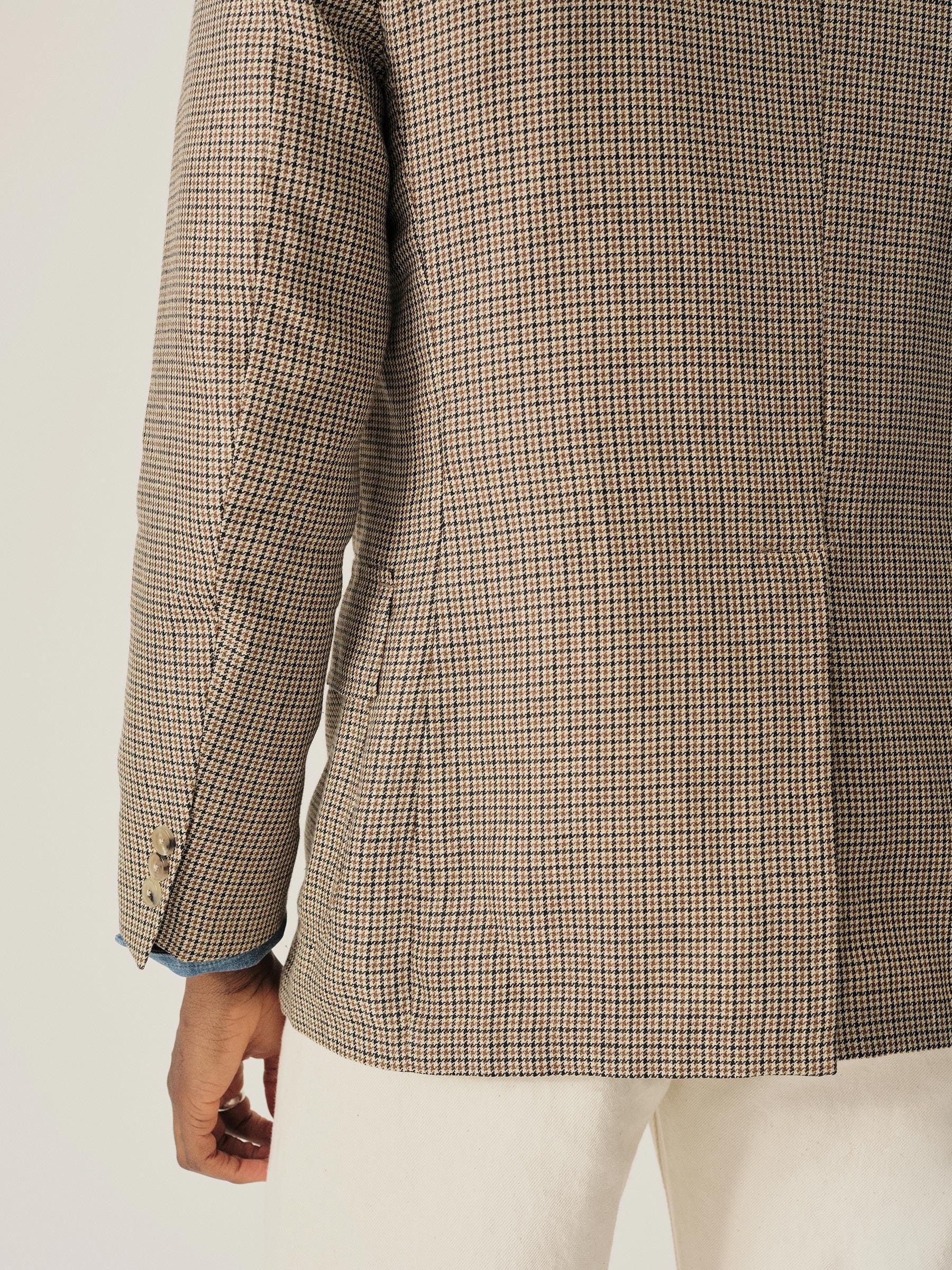 Russet Houndstooth Countryman Jacket Product Image