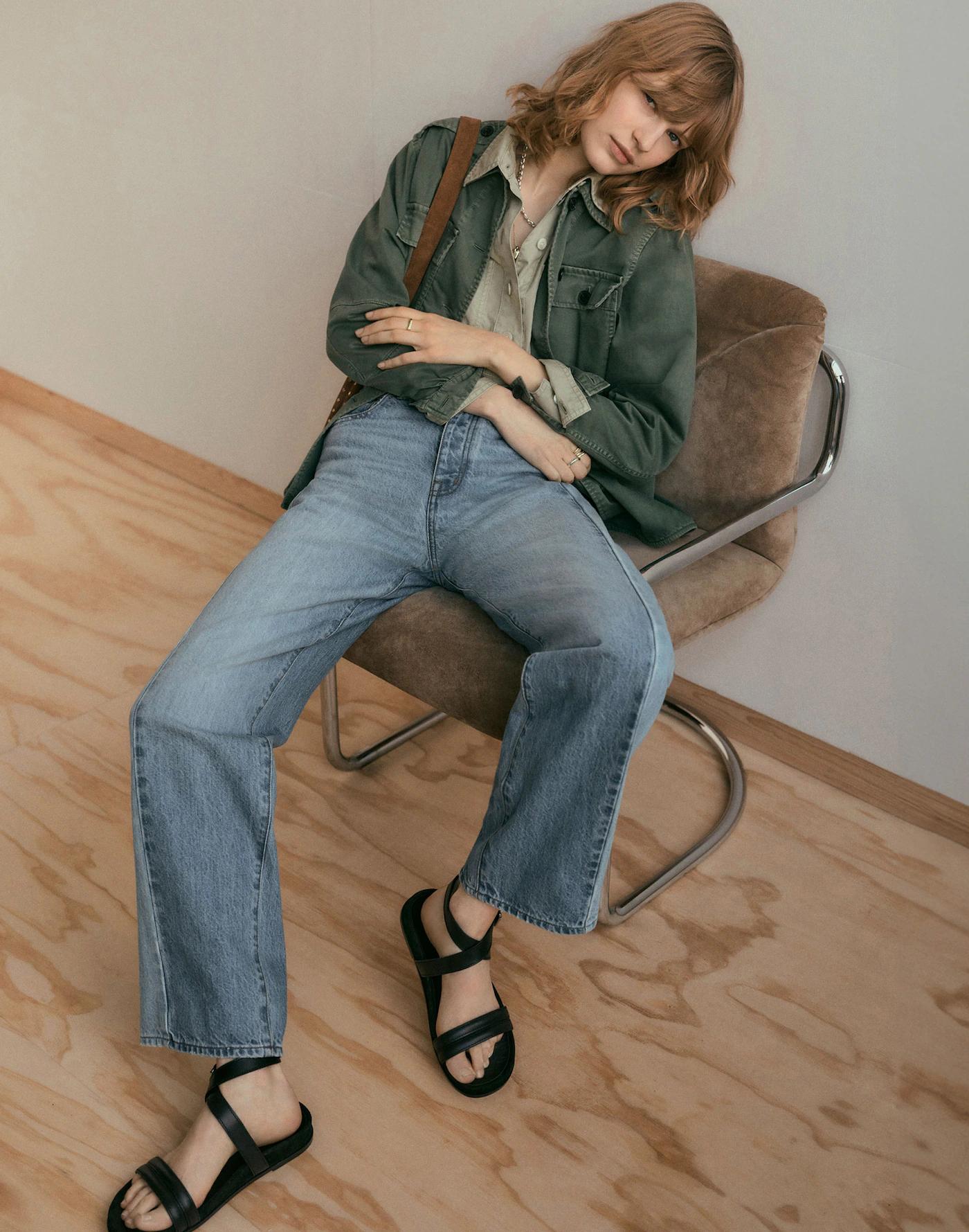 The Caro Ankle-Wrap Sandals Product Image