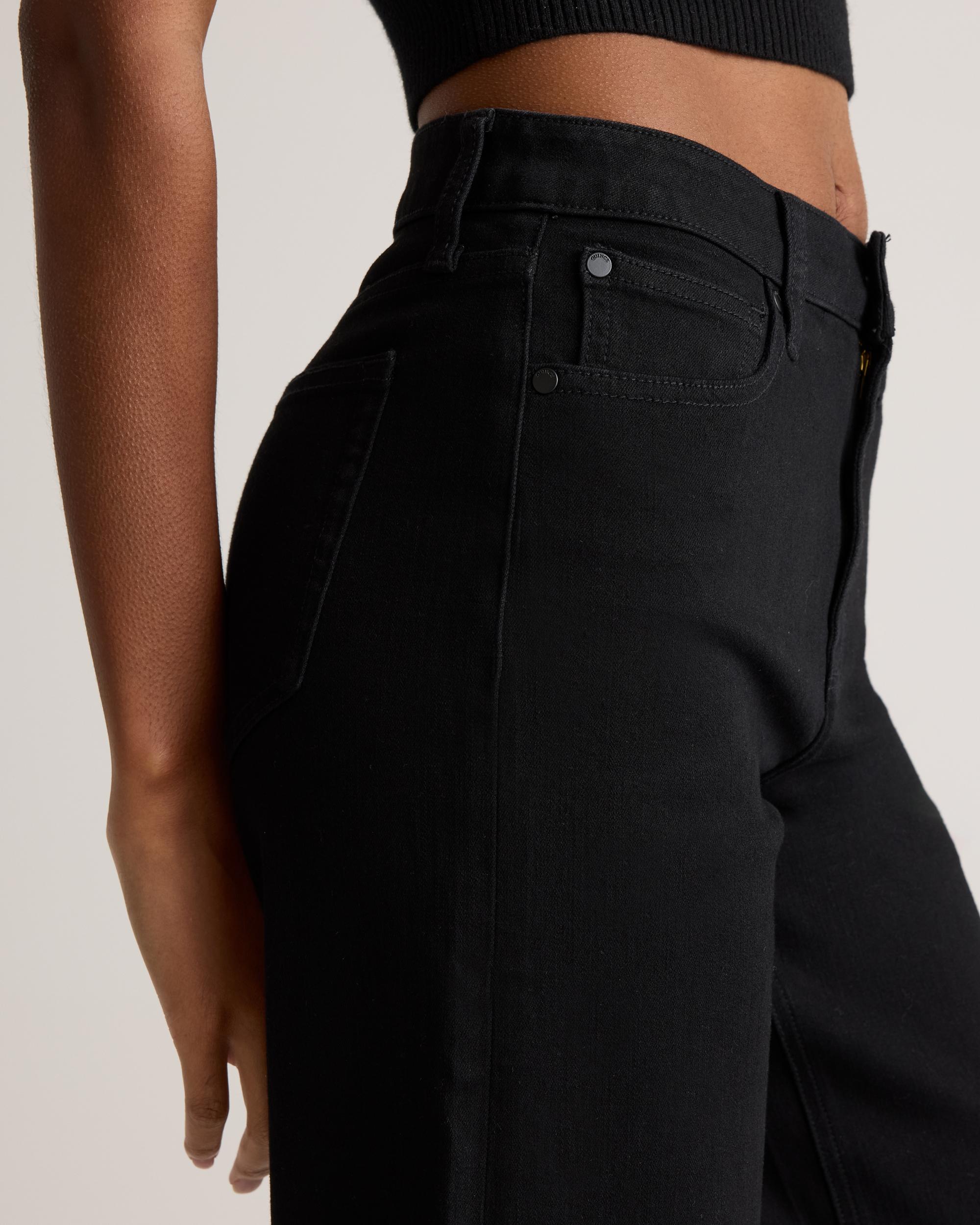 Quince | Women's Bella Stretch Wide Leg Jeans Organic Cotton Product Image