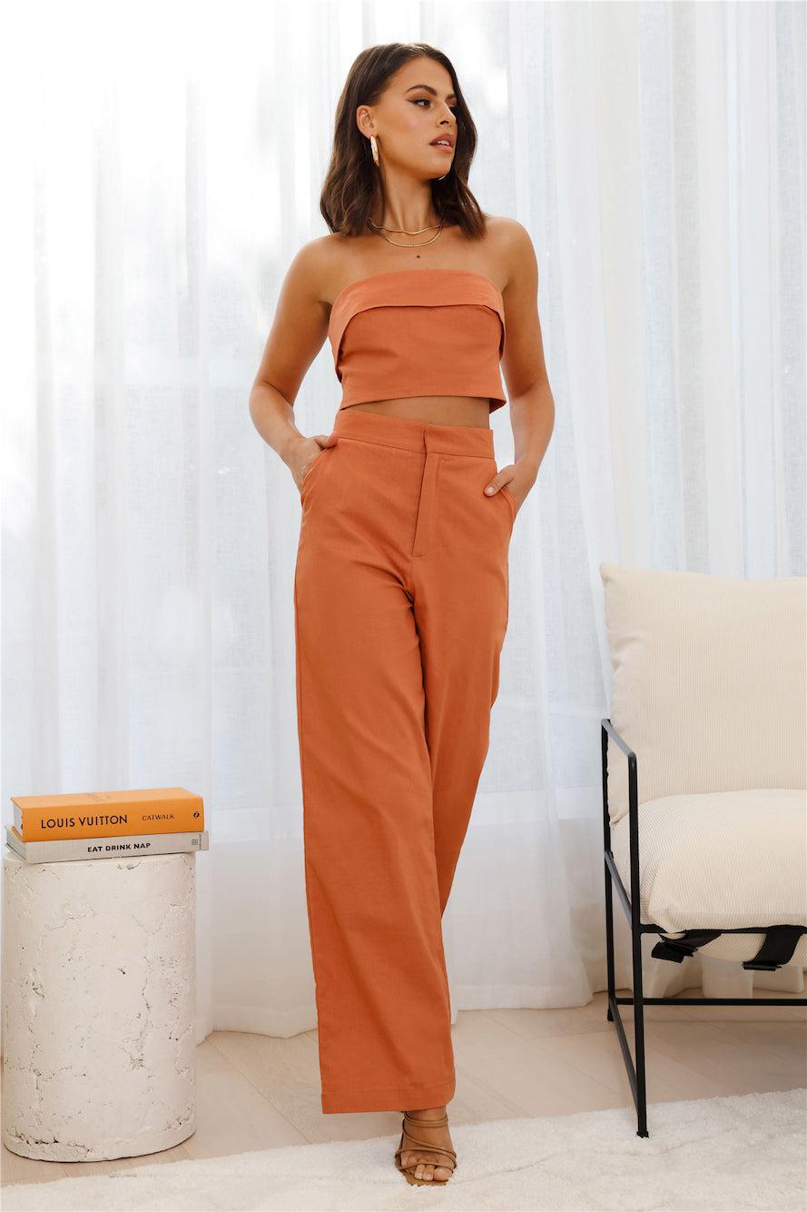 First Move Pants Rust Product Image