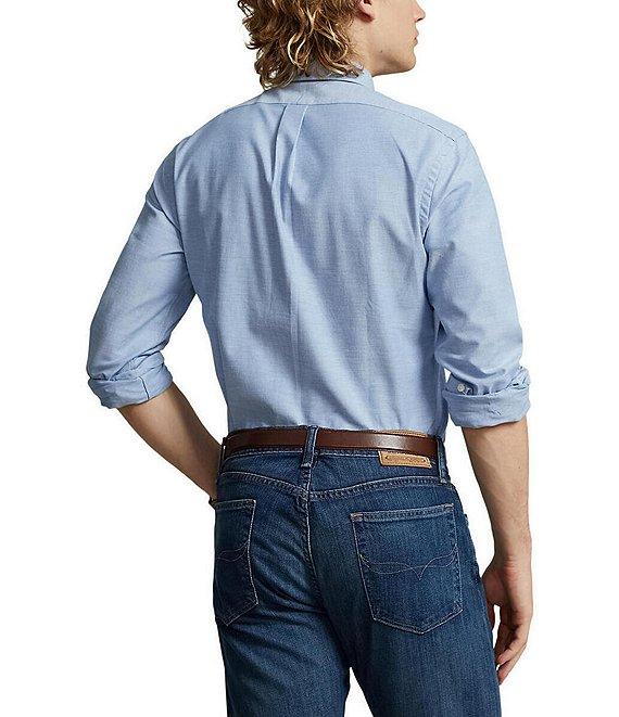 Polo Ralph Lauren Slim-Fit Solid Stretch Oxford Long-Sleeve Woven Shirt Product Image