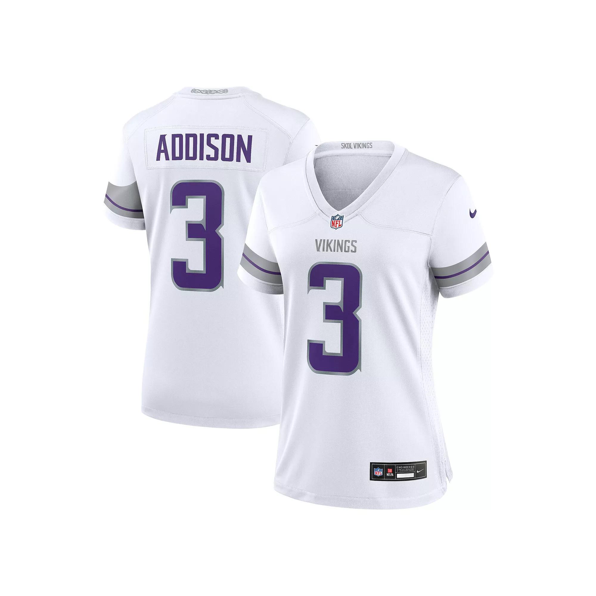 Jordan Addison Minnesota Vikings Nike Womens NFL Game Football Jersey | 67NW0BAZ9MF-00X Product Image