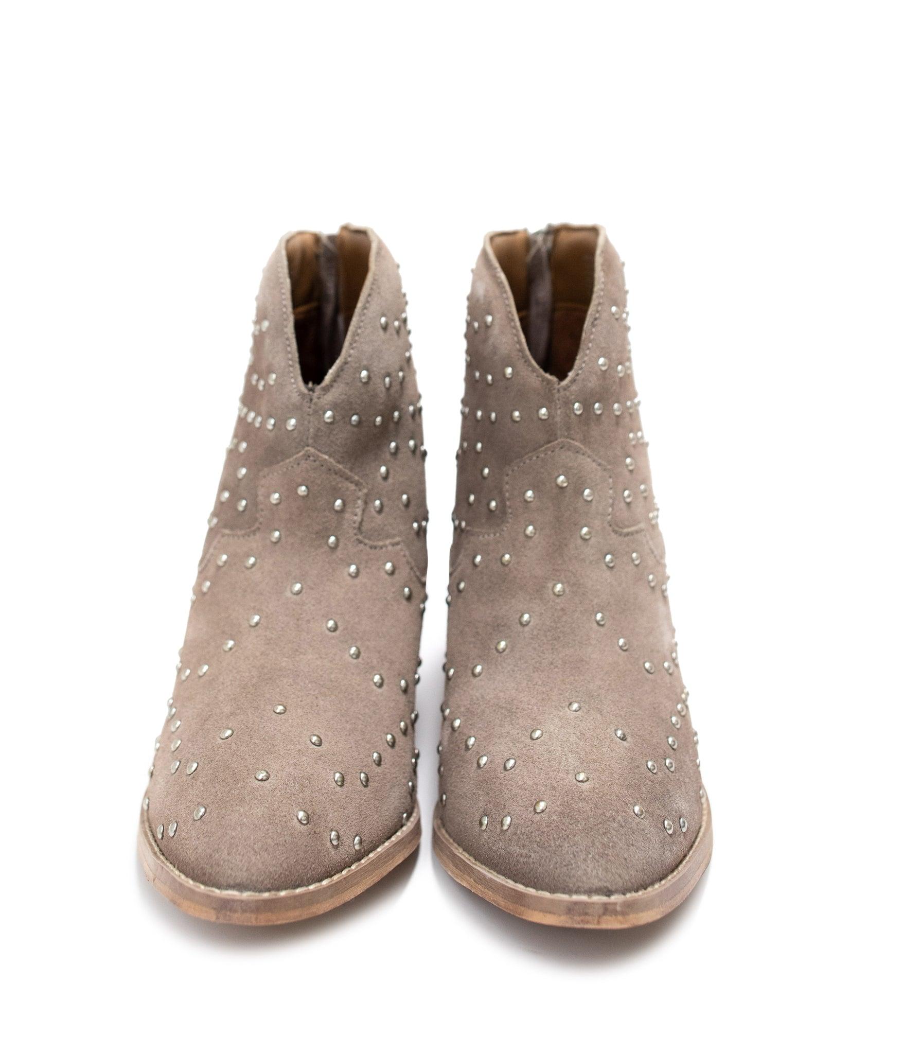 Twilight Studded Heeled Ankle Boot in Denim (Online Exclusive) Product Image