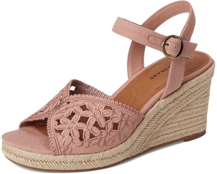 Women's Lucky Brand Coyna Floral Espadrille Wedge Sandals Product Image