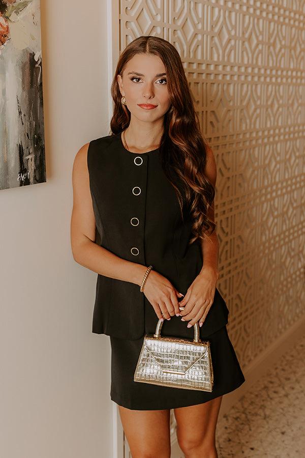 Uptown Views Romper in Black Product Image