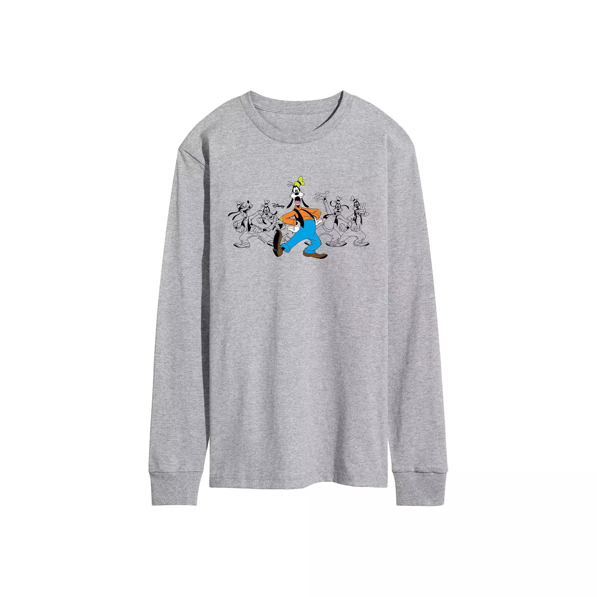 Men's SpongeBob SquarePants Happy Kampers Long Sleeve Graphic Tee,  Product Image