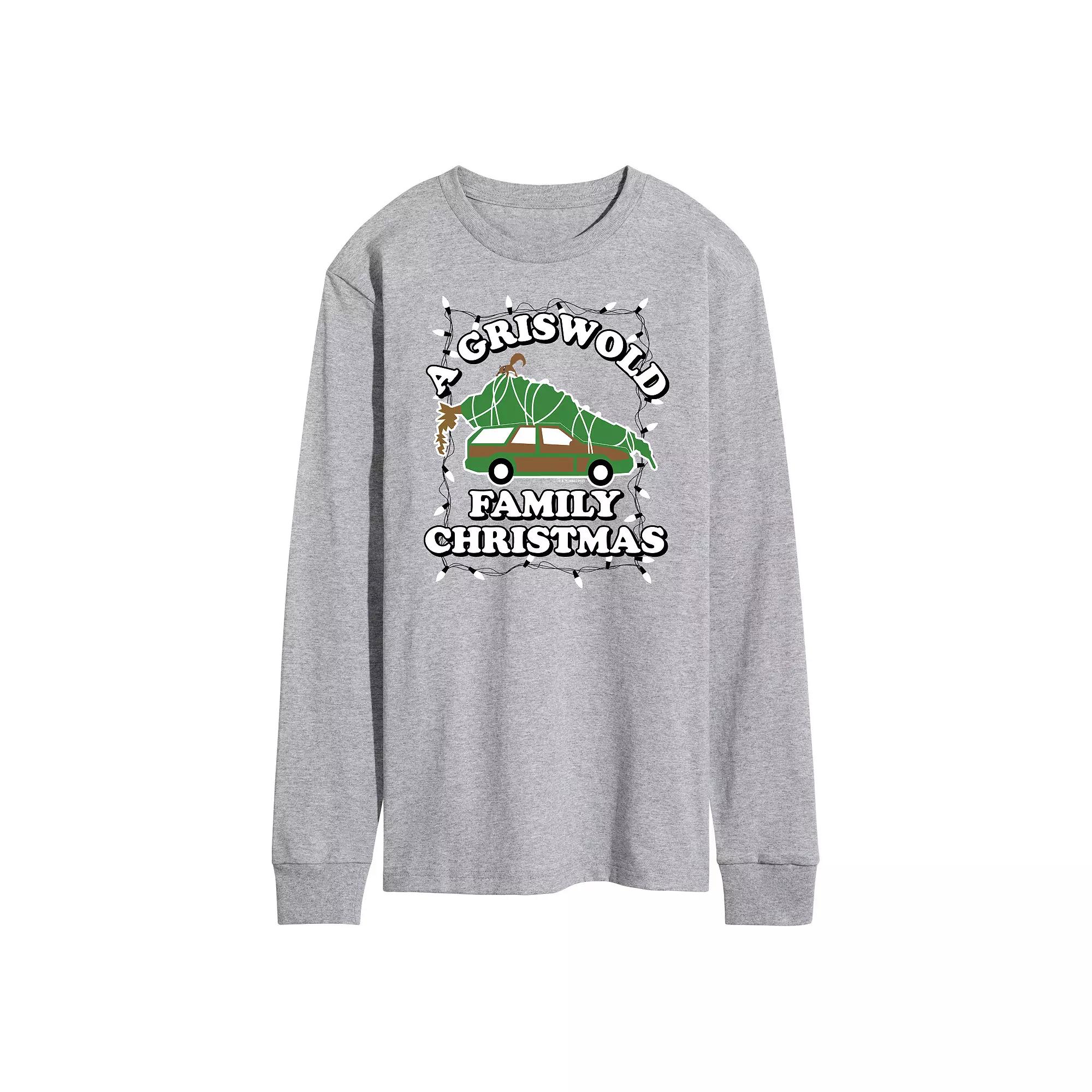 Men's National Lampoon's Christmas Vacation Griswold Van Long Sleeve Graphic Tee,  Product Image