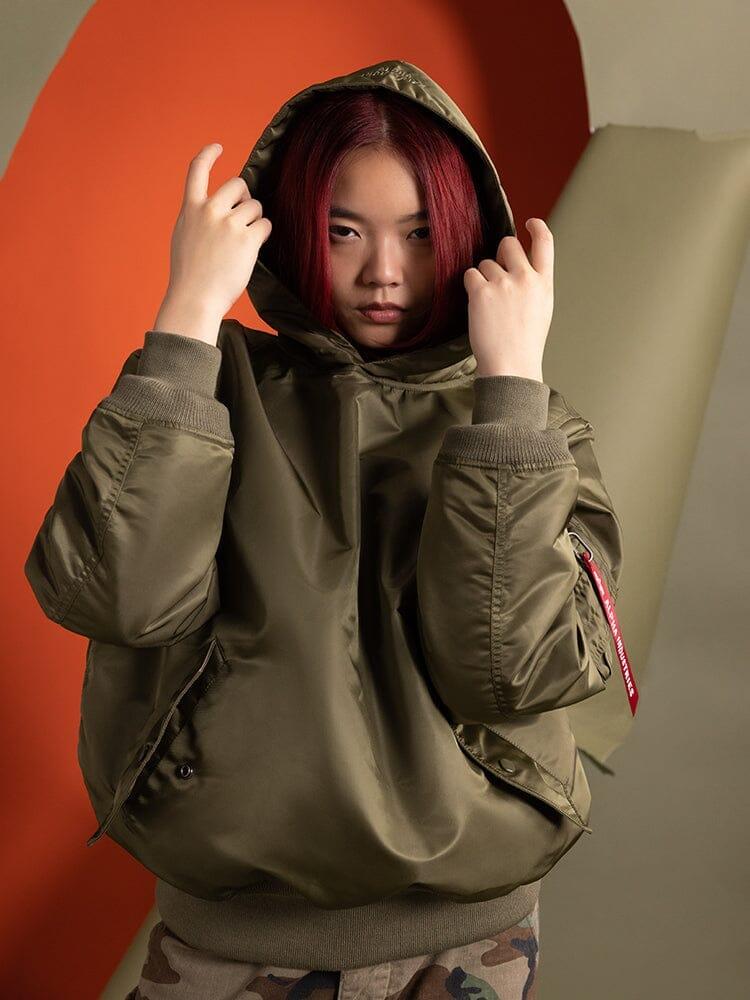 PULL-OVER MA-1 JACKET HOODIE Unisex Product Image