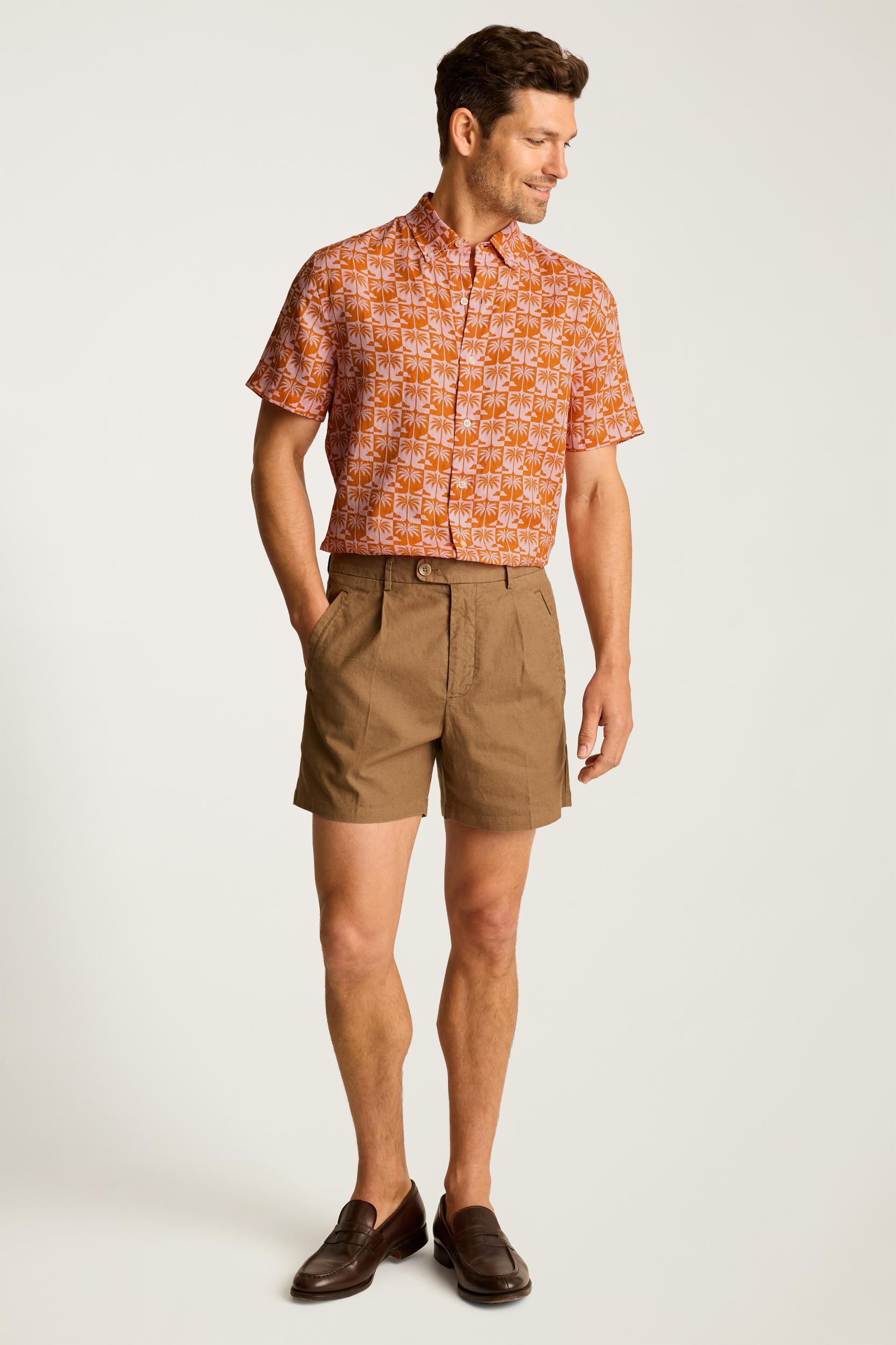 Riviera Linen Short Sleeve Shirt Product Image