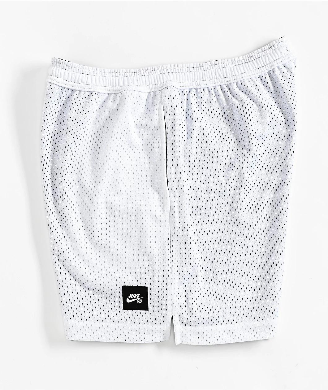 Nike SB Reversible Black & White Basketball Shorts Product Image
