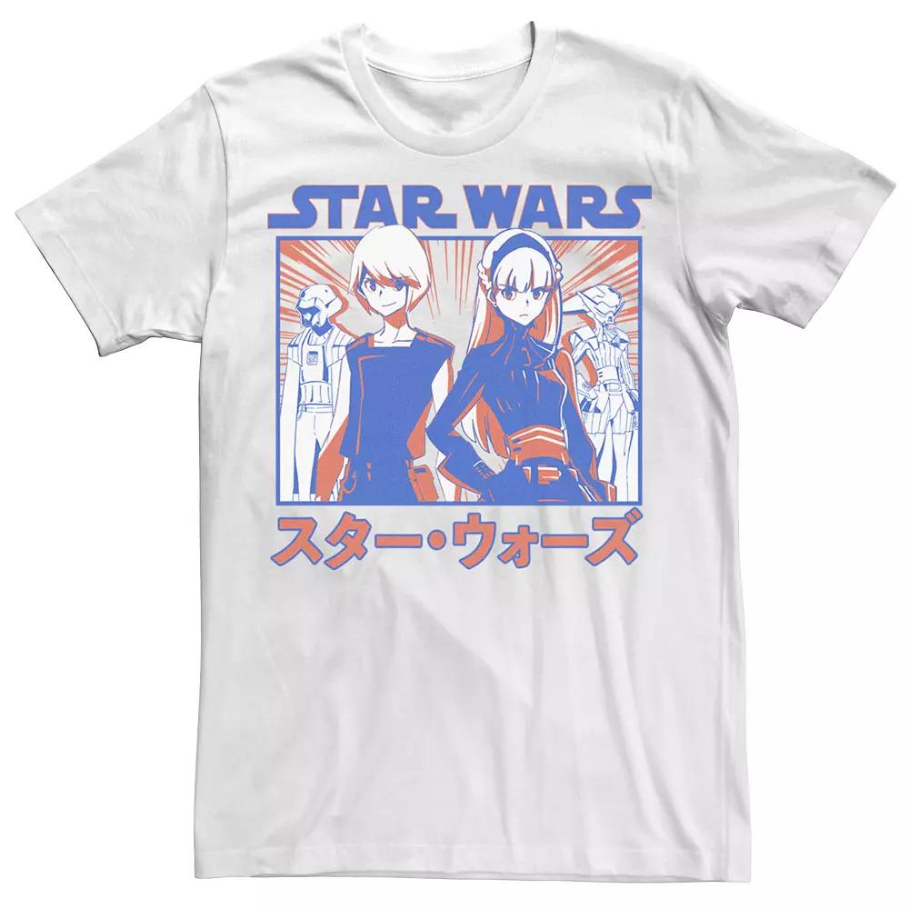Men's Star Wars Visions Anime Twins Graphic Tee,  Product Image